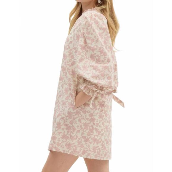 NEW ENTRO clara dress in rose - Picture 4 of 4